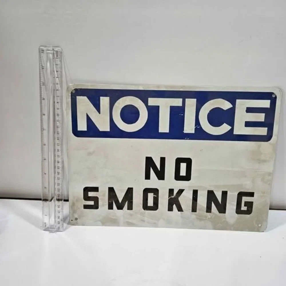 Notice No Smoking Sign